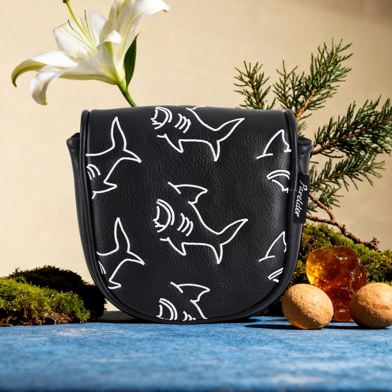 WUDAY Premium Magnetic Putter Cover| Universal Fit Mallet Headcover for Odyssey, LAB & Blade Putters  golf head covers golf headcovers funny driver headcover