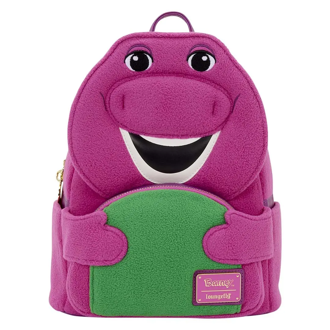 Loungefly Mattel Barney Cosplay Mini Backpack
