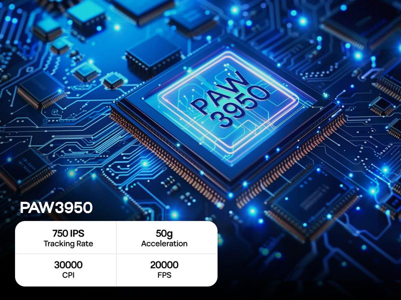 EPOMAKER Carbon X Wireless Rechargeable Gaming Mouse 50g Carbon Fiber Shell 7-stage Adjustable DPI Sensor PAW3950 Omron Optical Left&Right Switches 20h 8kHz Polling Rate Tri-mode 2.4G/BT/USB-C for PC/Mac/Linux Gaming Accessories