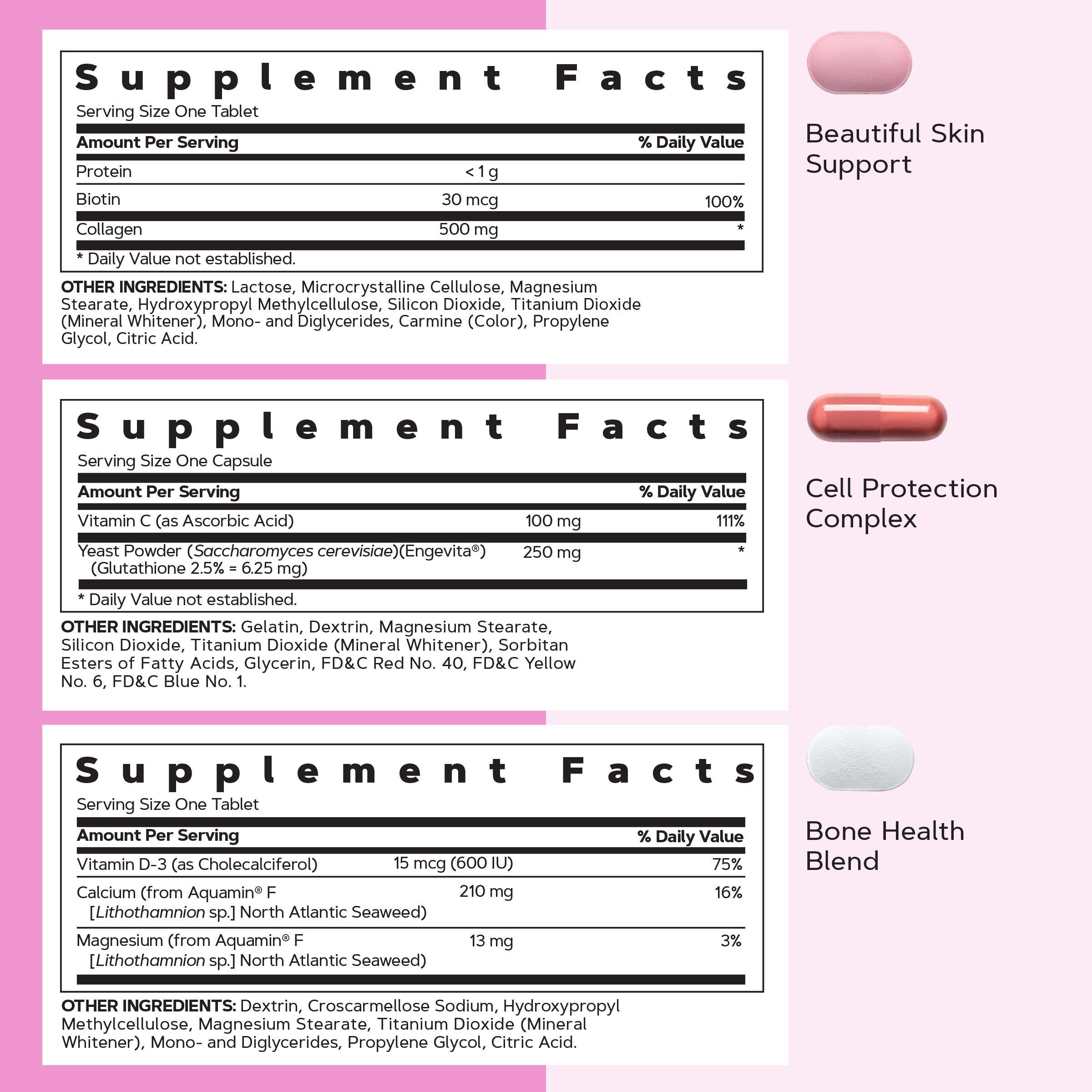 GNC 3-Pack Bundle: Women's 30+ Vitapak, 90 day supply, Multivitamin for Daily, Stress & Bone Support, Skin Protection, Edible Supplements, Jumpstart