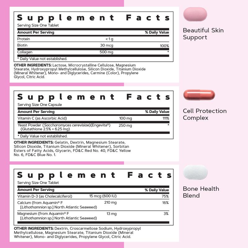 GNC 3-Pack Bundle: Women's 30+ Vitapak, 90 day supply, Multivitamin for Daily, Stress & Bone Support, Skin Protection, Edible Supplements, Jumpstart