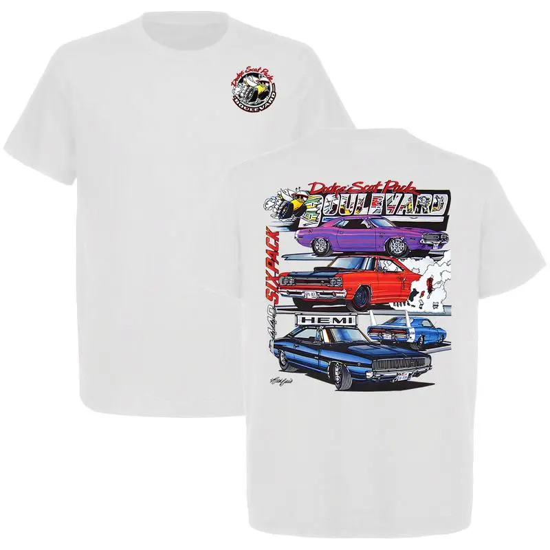 Dodge Scat Pack Boulevard T-Shirt – Vintage Mopar Muscle Car Graphic Tee for HEMI Fans & Classic Car Enthusiasts