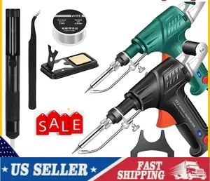 US Industrial Handheld Welding Gun, Internally Heated Hot Welder Tool, Portable Heavy Duty Welding Machine for Home DIY & Professional Repair, High Power Fast Heating Welder Tool