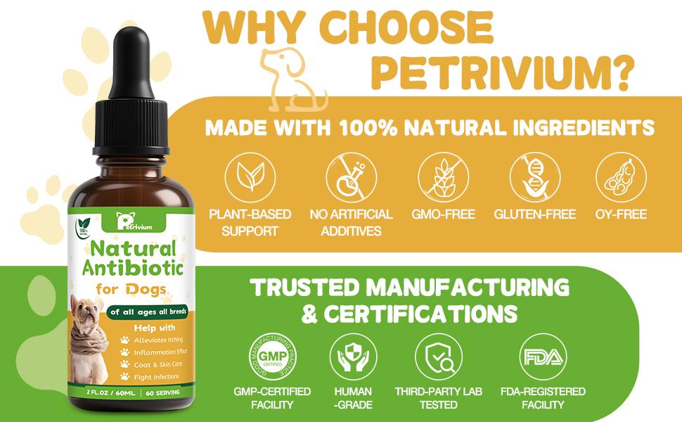 Dogs & Cats Natural Support Drops - Aids Respiratory Comfort, Urinary Health, Skin Relief & Digestion | Suitable for All Breeds & Ages | 2 Oz