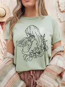 Eternal Embrace ~  Unisex Short Sleeve CC Garment Dyed T-Shirt Printed in the USA
