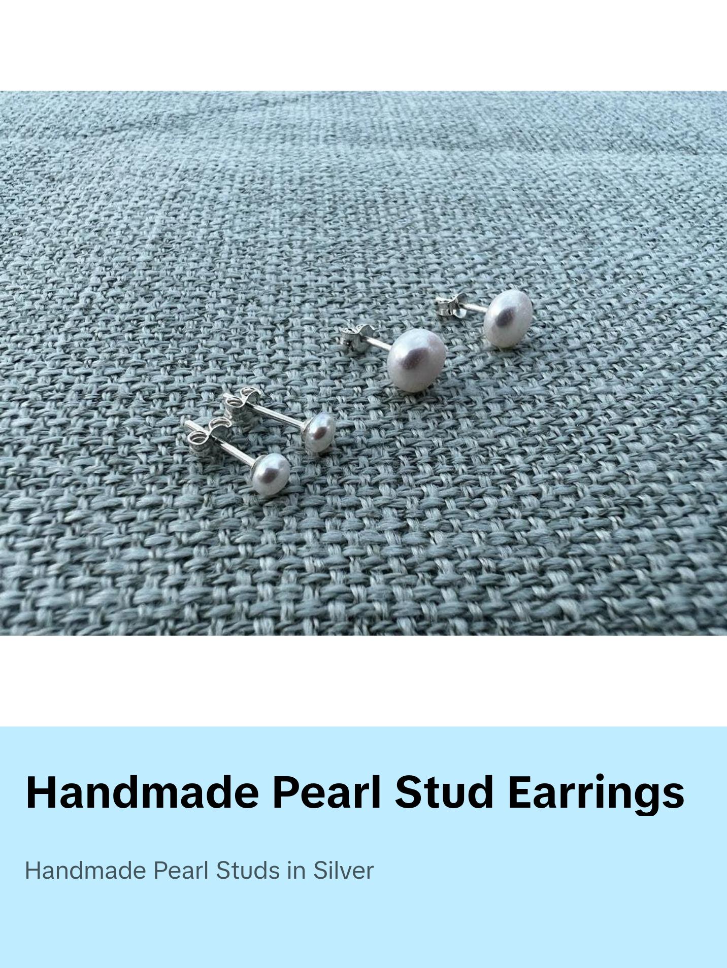 Pearl Stud Earrings