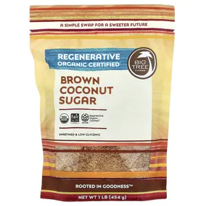 Big Tree Farms Organic Brown Coconut Sugar, 1 lb (454 g)