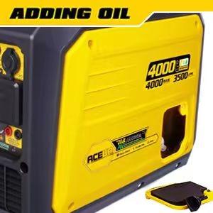 Aceup Energy 4000W Portable Quiet Inverter Generator - Dual Fuel (Gas/Propane), RV-Ready, EPA Compliant