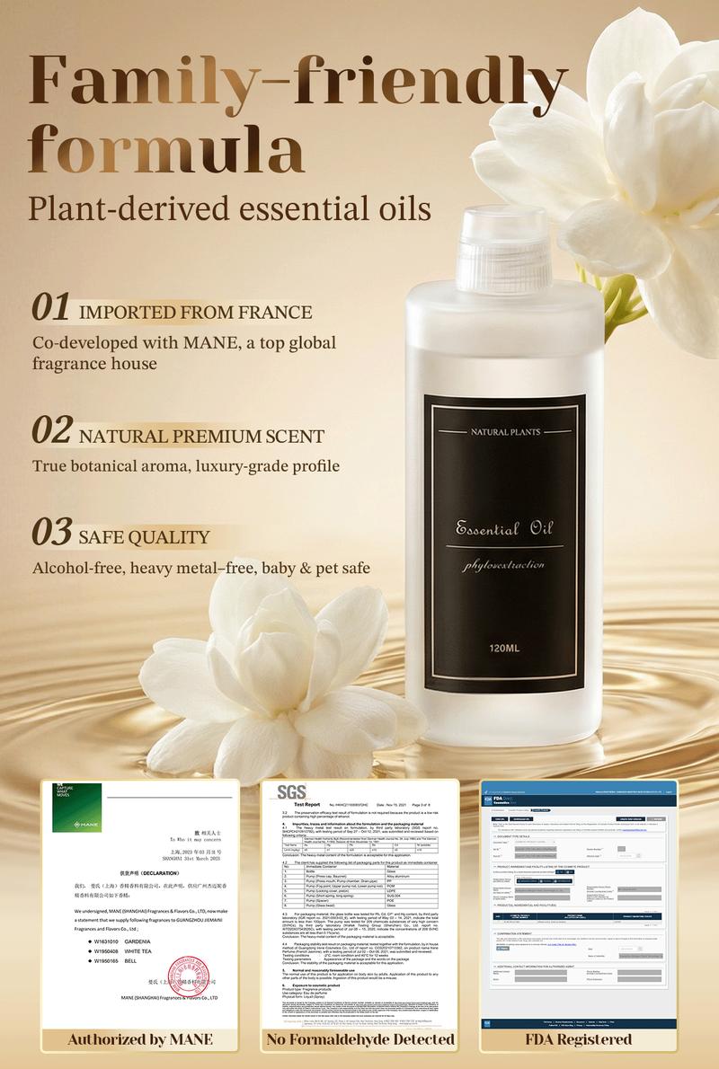 CoreFavor Waterless Essential Oil Diffuser, 4.06fl oz(120ml) Portable Battery Operated Cold Air Aroma Scent Machine, 4 Adjustable Intensity Levels, Quiet Diffuser for Bedroom, Office, Bathroom, Car