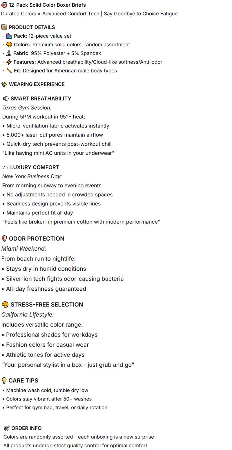 KJFISTMU 12-Pack Solid Color Men's Breathable Boxer Briefs, Moisture-Wicking and Lightweight, Soft and Stretchy Daily Casual Boxers | Comfortable and Close-Fitting, a Great Gift for Boyfriend or Husband