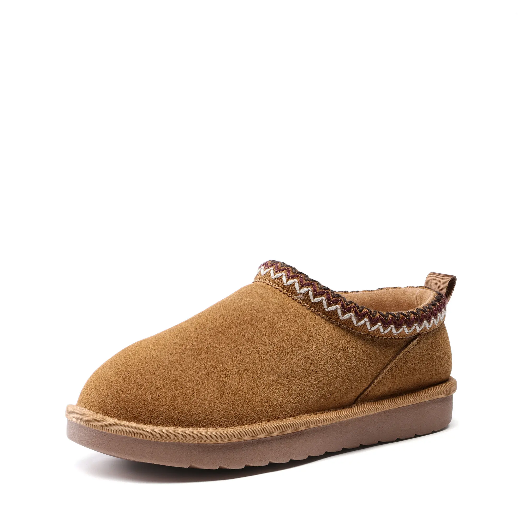 DREAM PAIRS Women's Genuine Suede Anti-Slip Traction Fashion Slippers, Cloud-Like Memory Foam Insole, Cozy and Cute Winter Slip-On, Indoor-Outdoor Comfy Furry Shoes, Anti-Slip Traction Women's Fashion Slippers, Cloud-Like Insole Women's Fashion Slippers