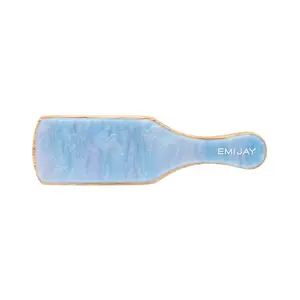 Emi Jay Mini Boar Bristle Bamboo Hair Brush in Blue Sugar