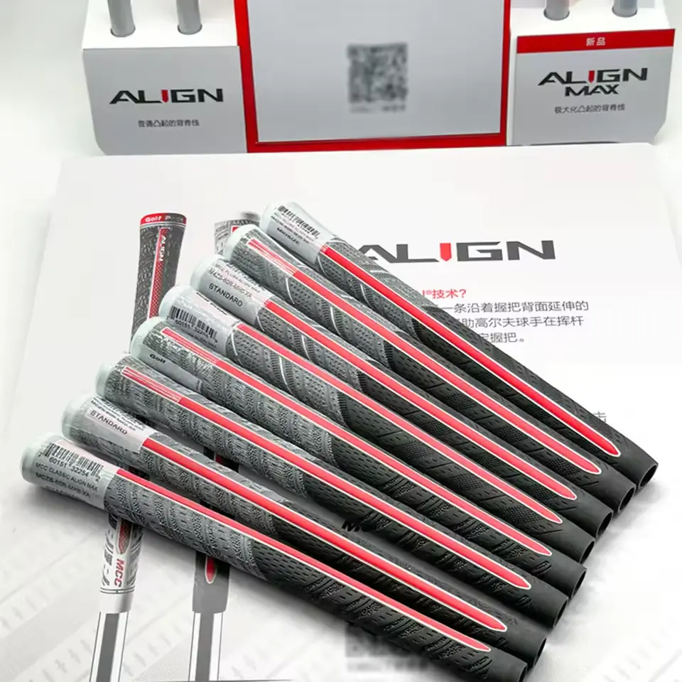 Ready Stock New ALIGN MAX Golf Grip, Semi-Cotton Soft Comfort Handle, Ergonomic Golf Club Replacement Grip