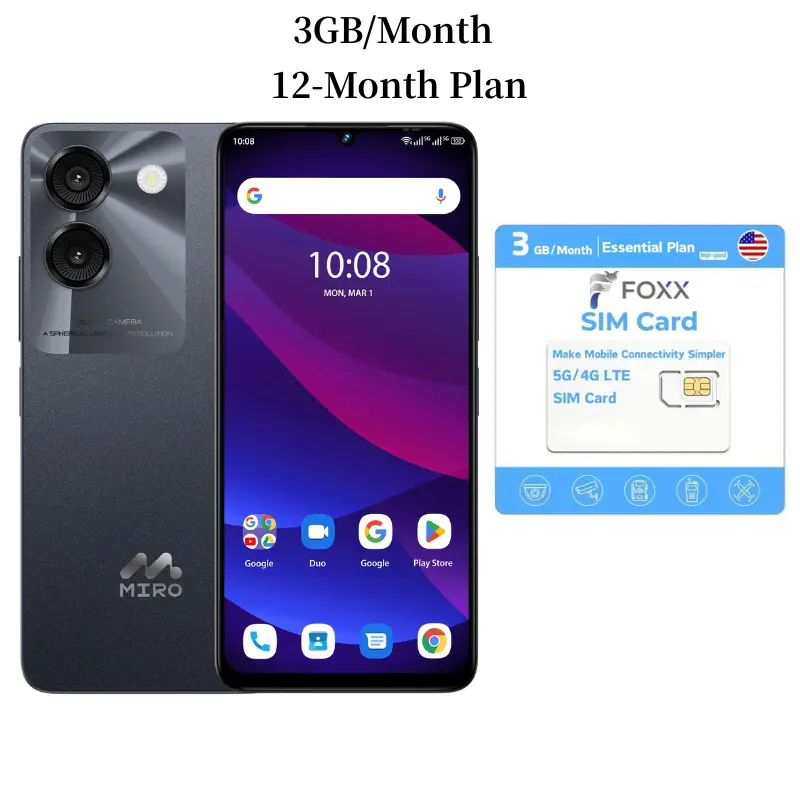 Black C67+sim 3GB/12Mon