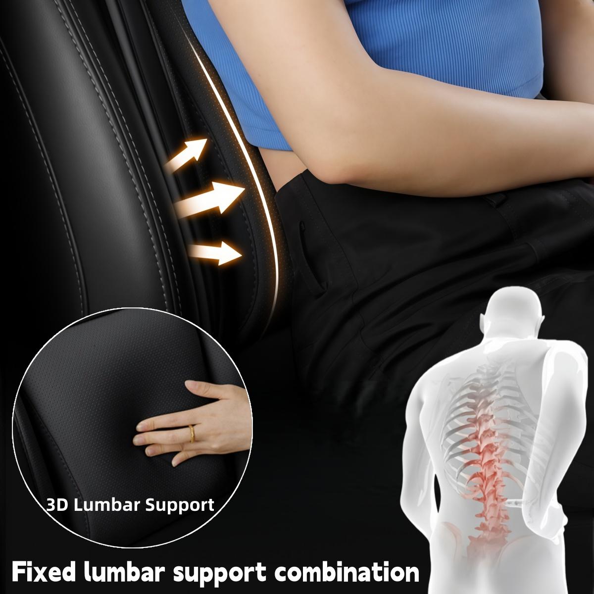 1 Piece For Chevrolet Car Front Seat Cover Protector Waterproof Breathable Five Layer Napa Leather Sit Cushion Pad Mat with Storage Bag Comfortable, Ergonomic Dual Support for Waist & Legs, Universal Fit for Car Sedans SUVs Pickups Trucks