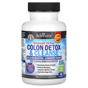 BioSchwartz Advanced 15-Day Colon Detox & Cleanse, 45 Capsules