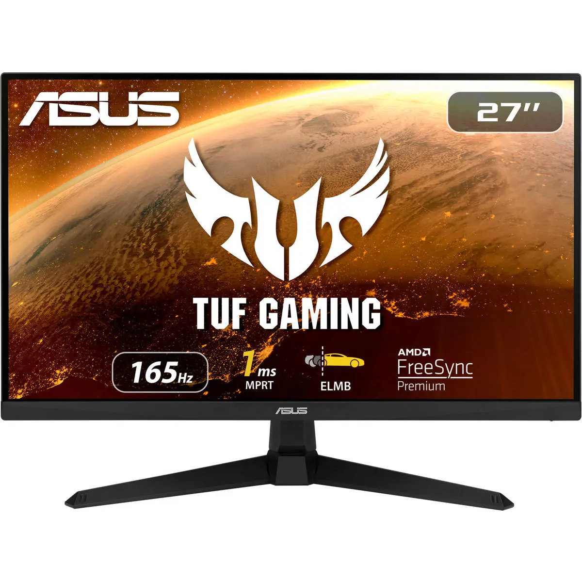 ASUS TUF VG277Q1A 27" 16:9 Full HD 165Hz VA LED Gaming Monitor, Built-In Speakers