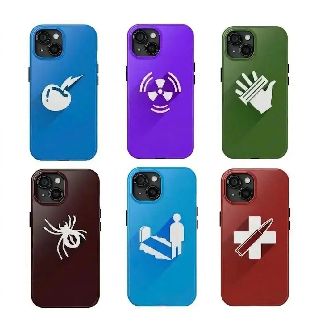 Juggernog Perk CoD Trendy Phone Case Compatible For Samsung & Iphone 17 Air 17 Promax 16 15 14 11 Pro Max 13 12 Soft Back Cover Protection Shockproof Cellphone Smartphone