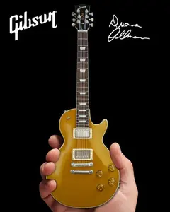 Duane Allman - Axe Heaven Duane Allman Gibson 1957 Les Paul Goldtop Mini Guitar Replica Collectible GG-132  [Collectible Figurine/Statue/Bust] figurine/statue, Collectible