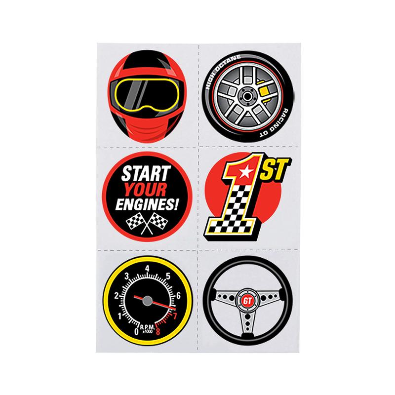 Bulk 72 Pc. Racing Temporary Tattoos