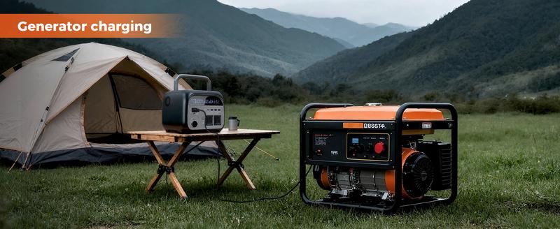 Ctolity CTOLITY 500W 345Wh Powerbank Emergency Power Supply Backup LiFePO4 Battery Camping Portable Power Station Phone Charge- Solar Generator with 500W AC Output for Home Use Camping Travel RVs Emergencies