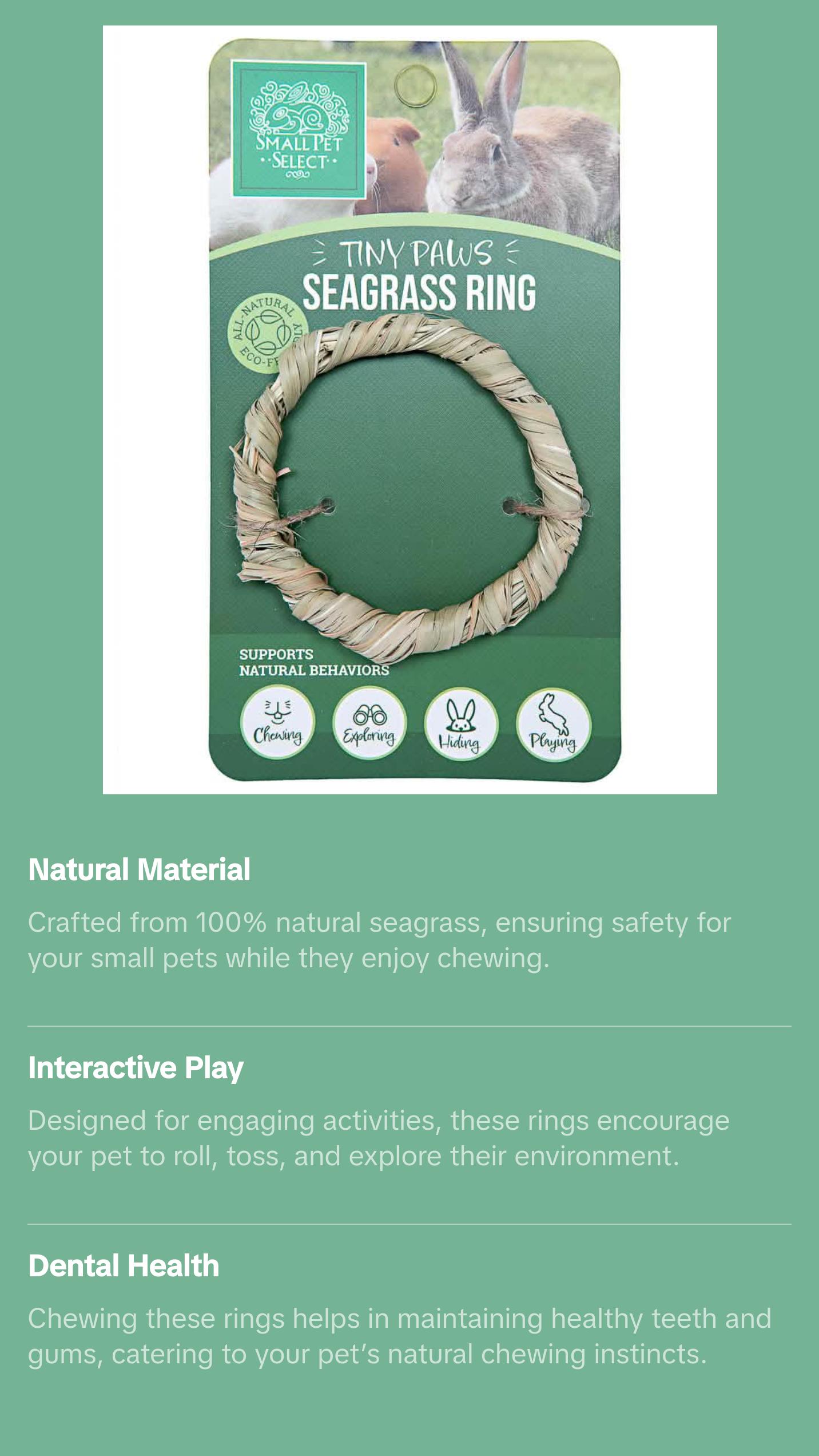 Tiny Paws Seagrass Ring