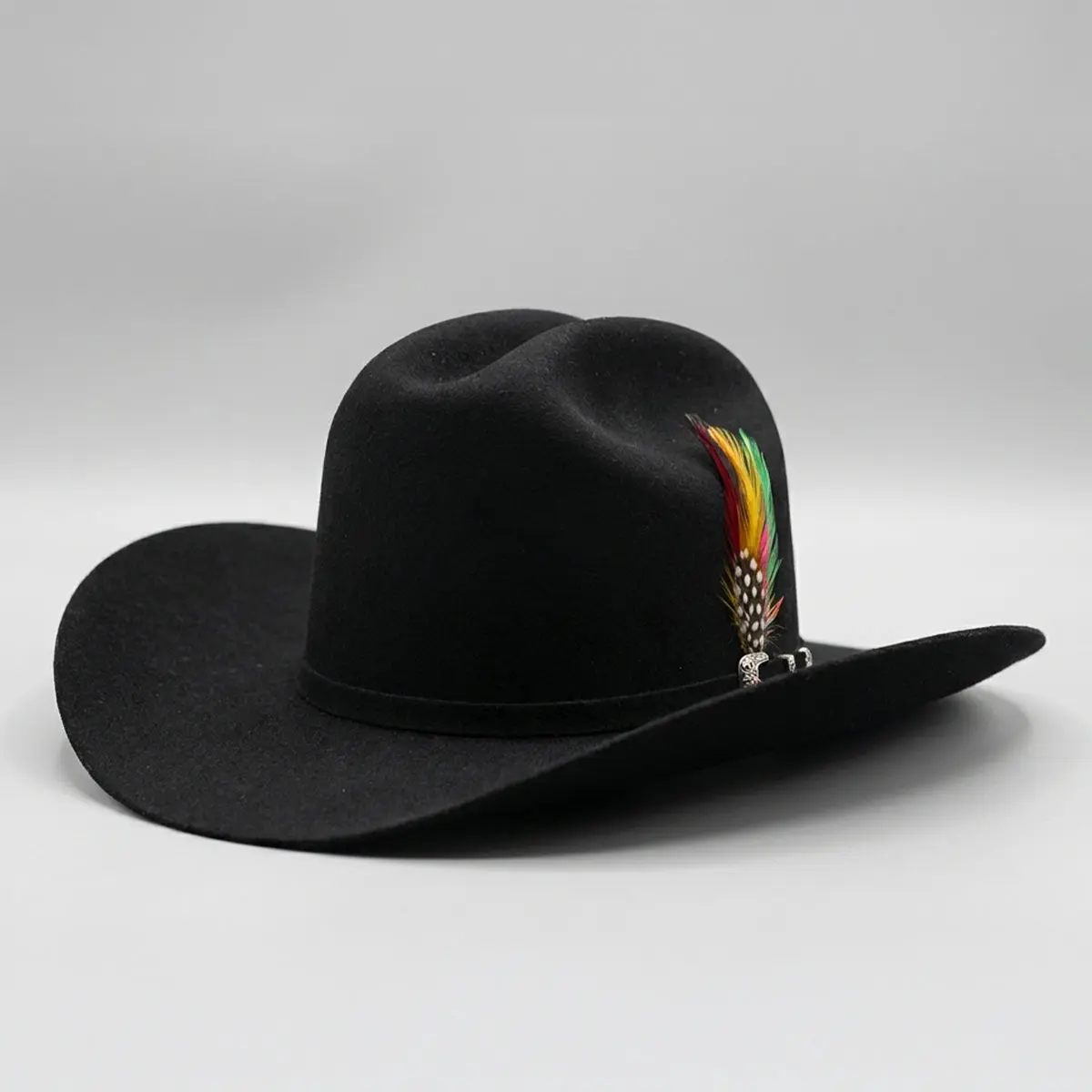 Cuernos Chuecos Chaparral 10X Black Tejana Hat