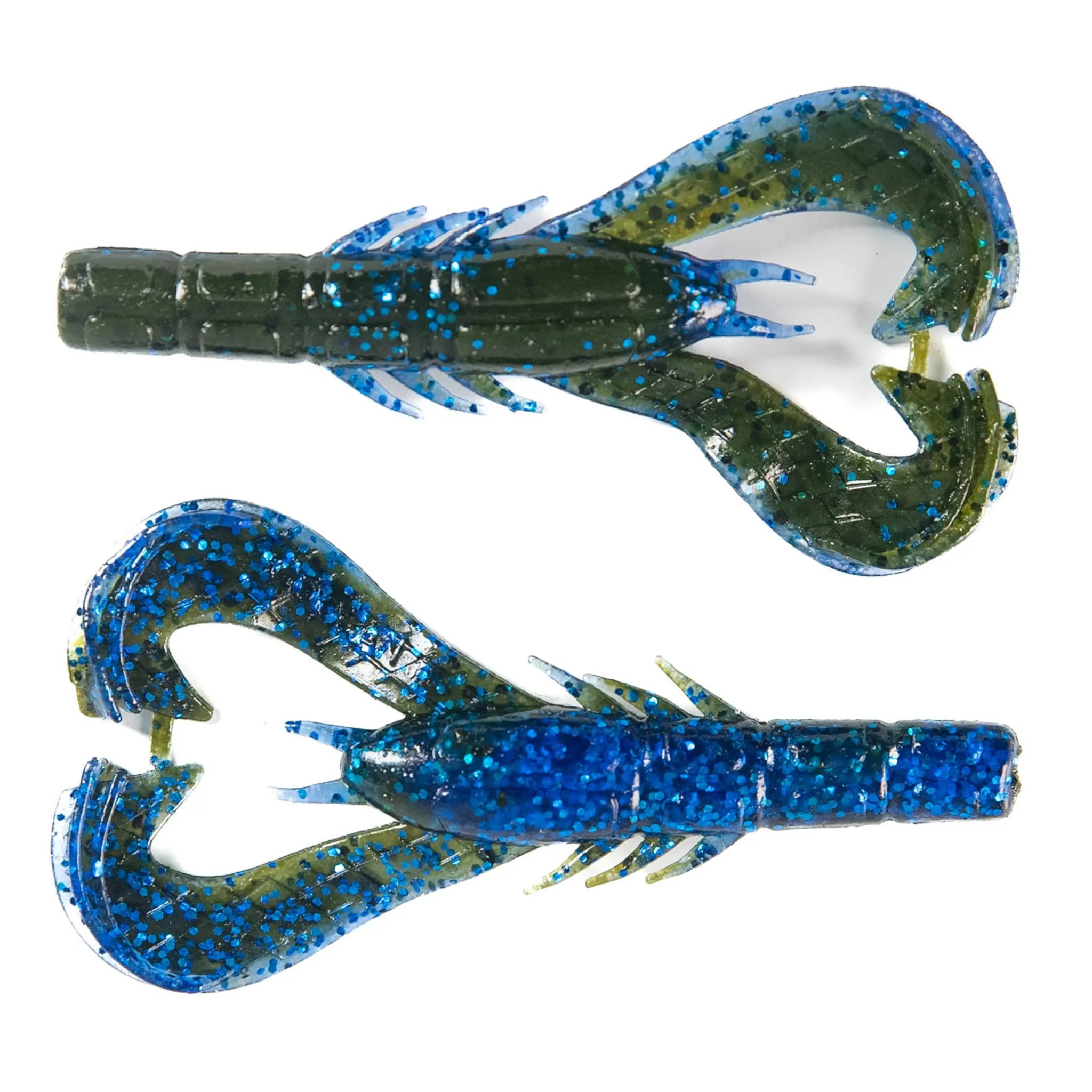 Googan Squad Krackin' Craw Soft Plastic Bait Fishing Lure - 3in Trailer Sized, Craw Shape, Double Flange, Accurate Trimming Guide, Effective Water Displacement, Enhanced Fish-Attracting Power, Versatile Flip/Pitch Soft Plastic Lures, Alabama Craw