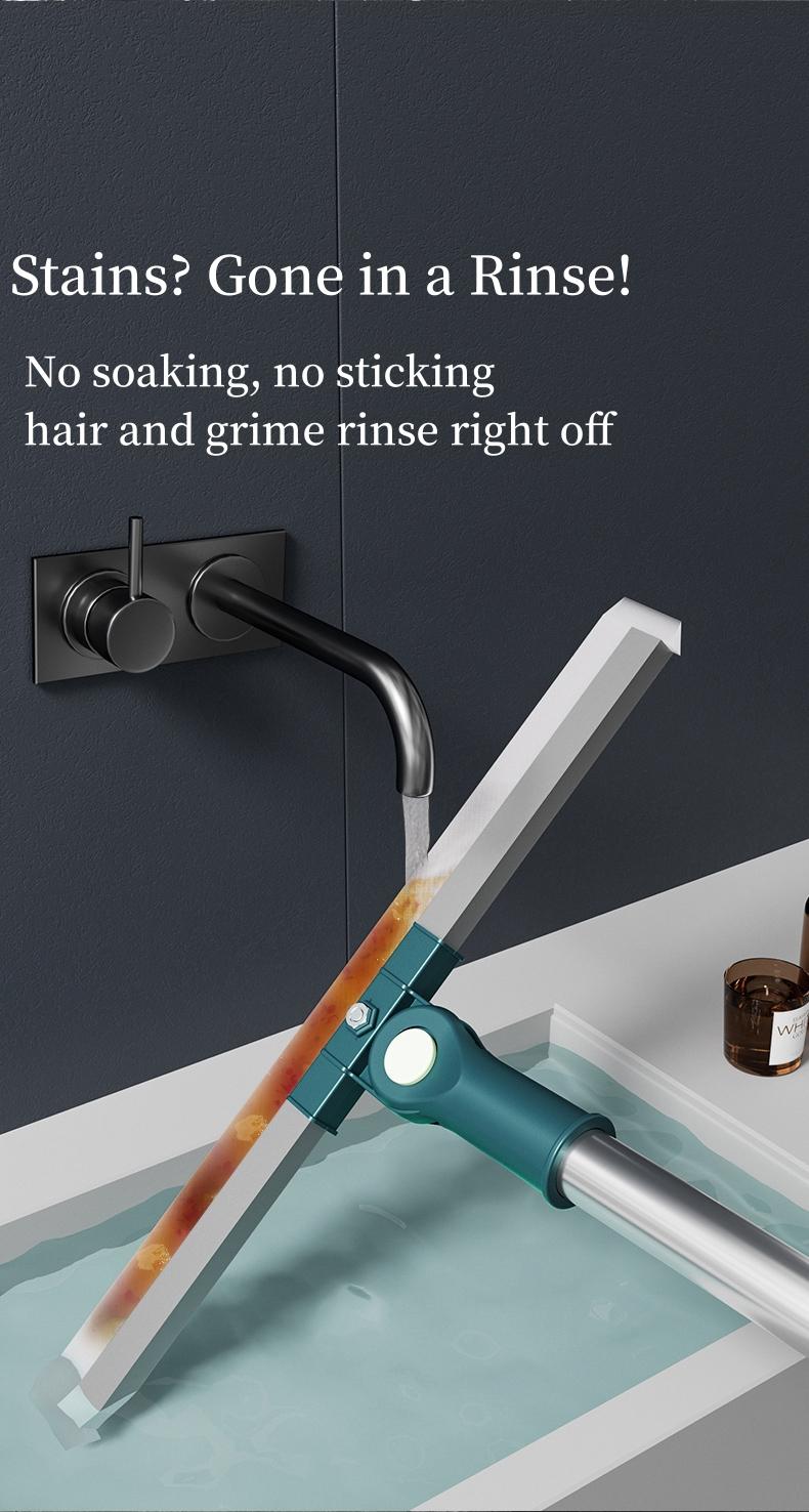 Magic Mop | 3-Piece Kit All Surface Sweeper and Squeegee for Wet and Dry Cleaning Dust, Dirt, Liquids, Pet Hair, Tile, Hardwood Floors