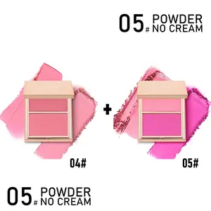Cream & Powder Matte Blush Duo, Long - Lasting & Buildable Powder Blush, Delivers A Matte Finish, Always Vibrant Makeup & Cosmetic