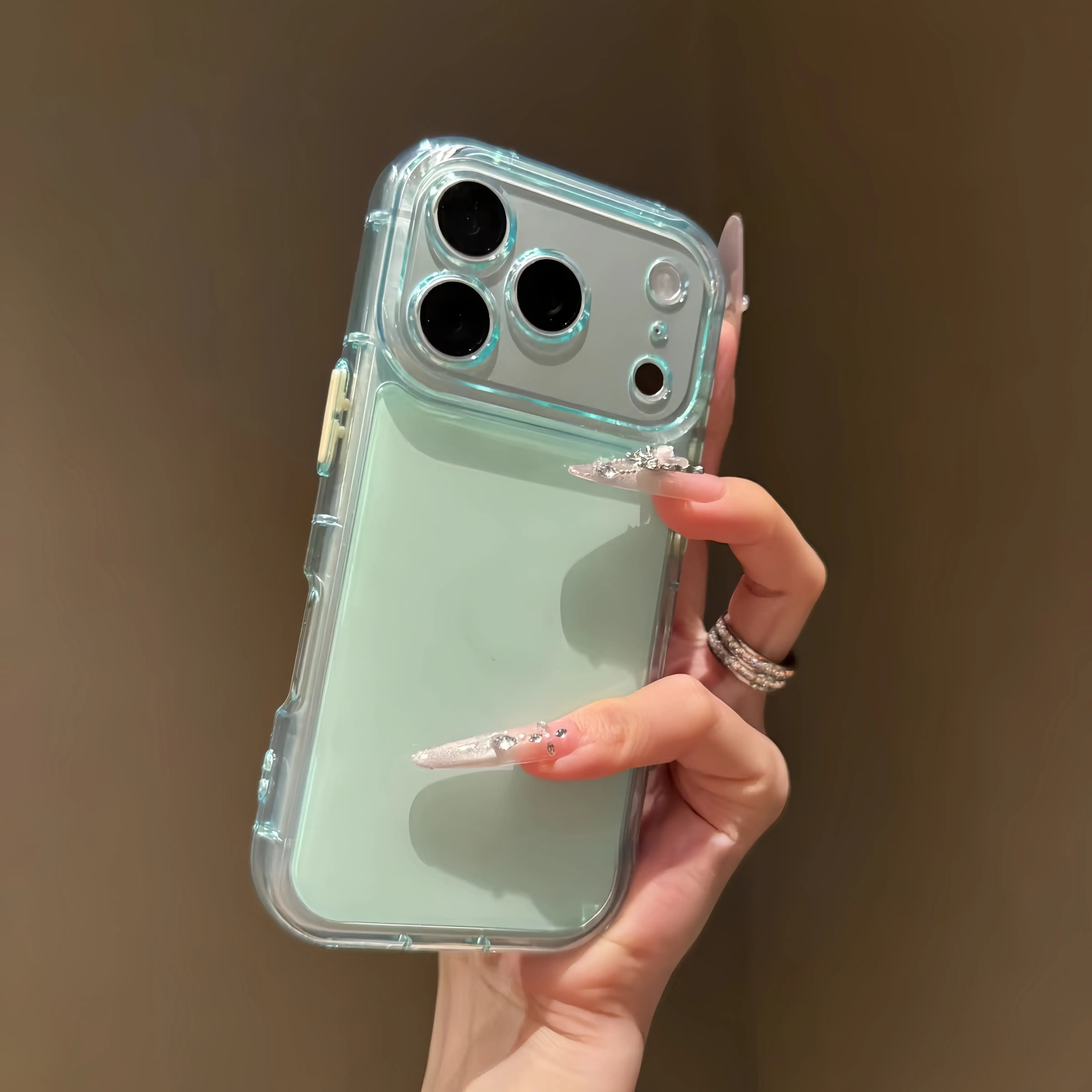 Jelly Color Slim TPU Soft Touch Smartphone Casing - 4-Corner Airbag Shockproof, Lightweight Handheld Cellphone Device Accessory for iPhone 17 Pro Max/16/15/14/13 Pro Max/12