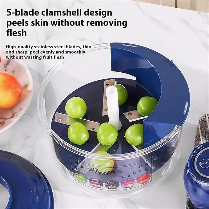 ULRICA Electric Peeler: Rechargeable Automatic Skin Remover for Garlic, Grapes, Cherry Tomatoes & Chestnuts – 1300mAh Battery, Type-C Charging, Easy to Use, Handy Kitchen Gadget Gift ULRICA Electric Peeler: Rechargeable Automatic Skin Remover for Garlic, Grapes, Cherry Tomatoes & Chestnuts – 1300mAh Battery, Type-C Charging, Easy to Use, Handy Kitchen Gadget Gift