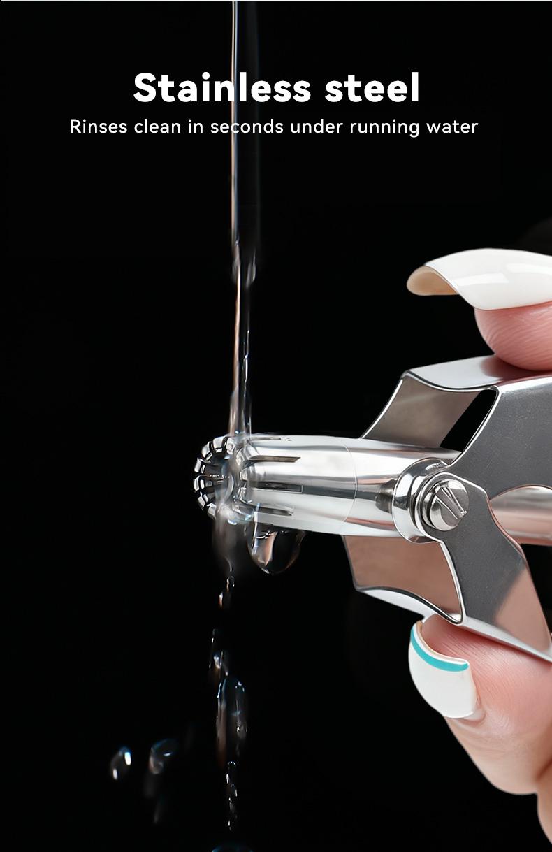 Manual Nose Hair Trimmer,Stainless Steel,Waterproof,No Battery Needed with Cleaning Brush Trimmer for Ear,Moustache and Whiskers Hair.