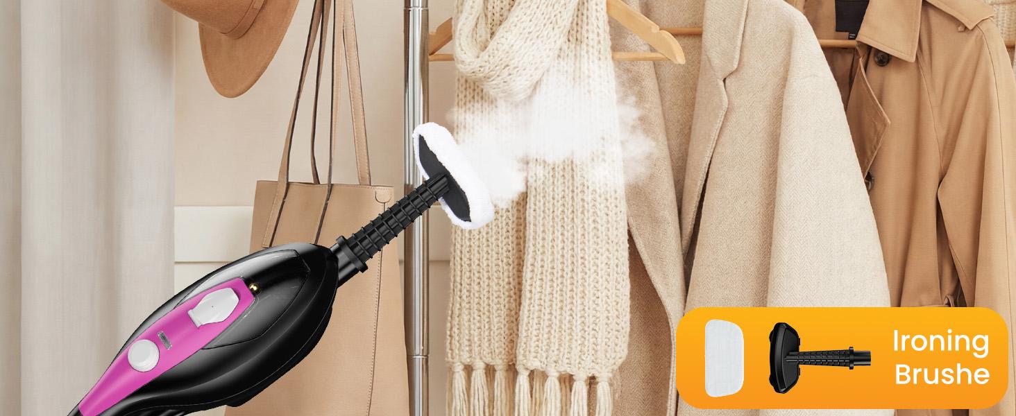 10-in-1 Steam Mop 1550W Detachable Handheld Cleaner for Hardwood Carpet Tile Grout Windows 16FT Cord 2 Washable Pads Multi-Purpose Steamer 10-in-1 Steam Mop 1550W Detachable Handheld Cleaner for Hardwood Carpet Tile Grout Windows 16FT Cord 2 Washable Pads Multi-Purpose Steamer