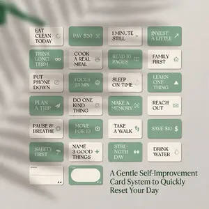 THE PROMPT | Prompts for Humans, Not AI | A Gentle Self-Improvement Card System to Quickly Reset Your Day