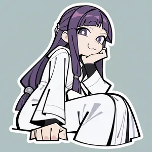 Fern Frieren Anime Vinyl Waterproof Sticker – Gift for Fans