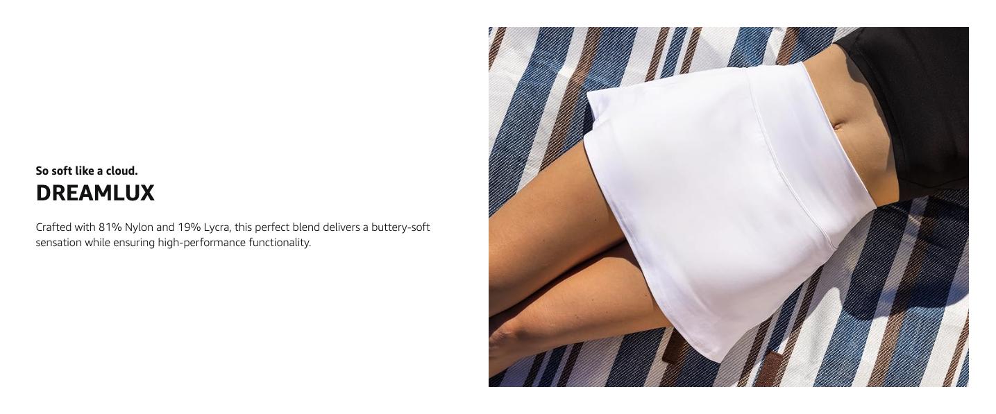 Colorfulkoala Women's Dreamlux High Waisted Tennis Skirts with Built-in Shorts & Pockets, Lycra, Premium Stretch Fabric, Suitable for All Seasons Activewear Outdoor