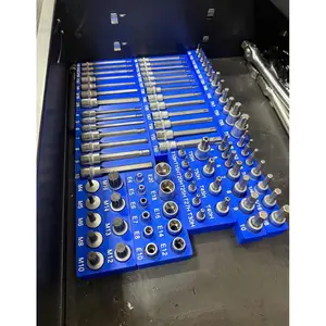 Cornwell 84Pc Master Bit Set Organizer – Fits Cbsmth84s Star & Hex Bit Socket Set – 1/4 3/8 1/2 Drive