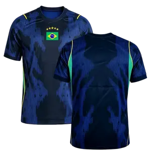2026 Brazil National High-Performance Sports Wear, Breathable Mesh Football TopAll Seasons Casual Style