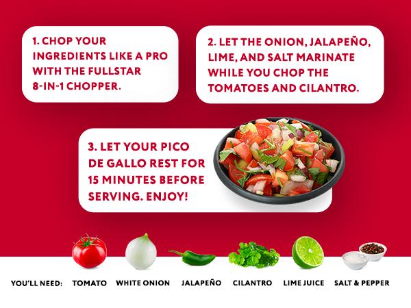 Fullstar Vegetable Chopper and Spiralizer - Food Chopper with Container, Fruit Slicer, Kitchen Gadgets & Accessories, Home Essentials (4 in 1, White) Dicer Dishwasher Safe