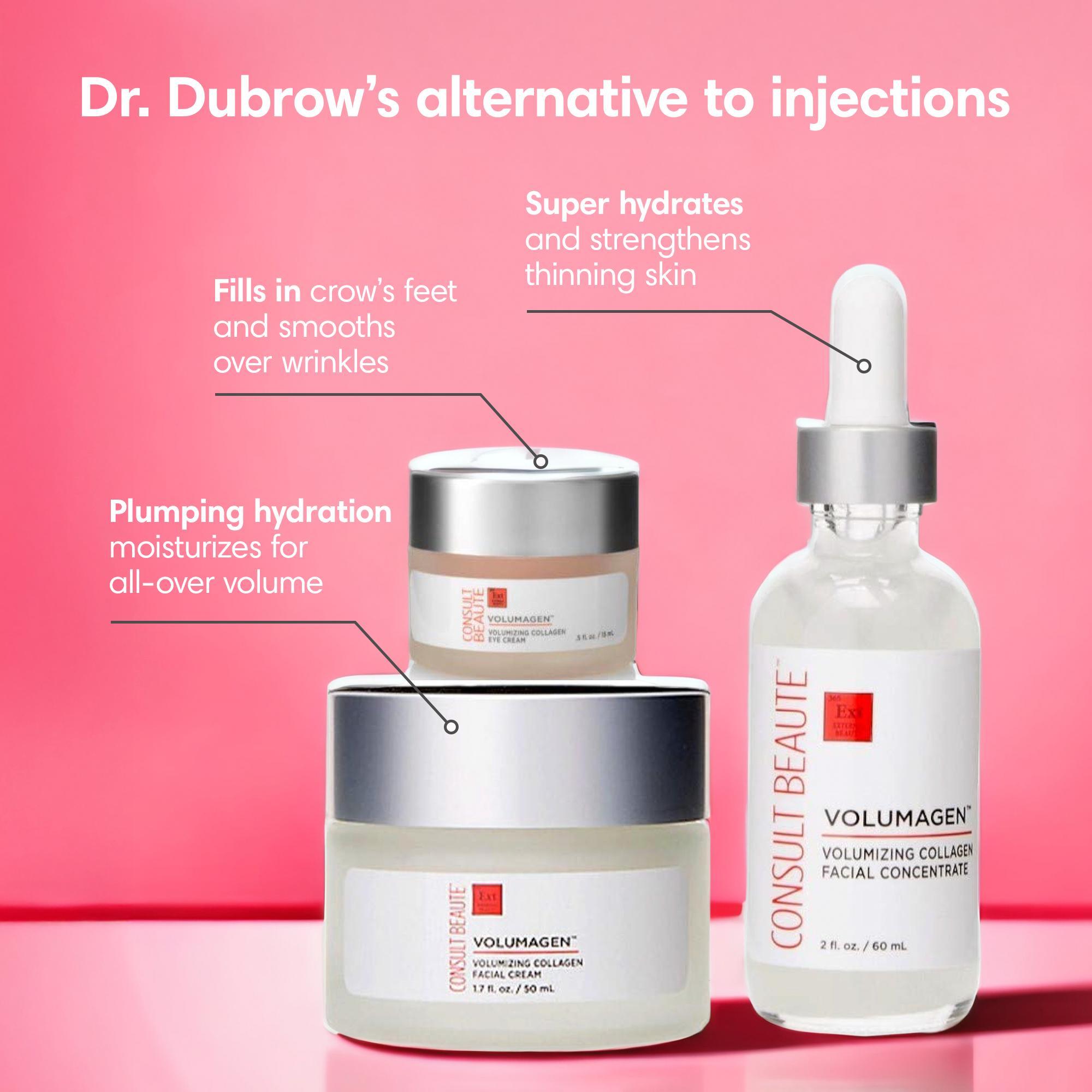 Volumagen Trio - Anti-Aging Skin Care Set with Volumizing Collagen Concentrate, Facial Cream & Eye Cream for Youthful Skin Treatment Kit Ultimate Kit