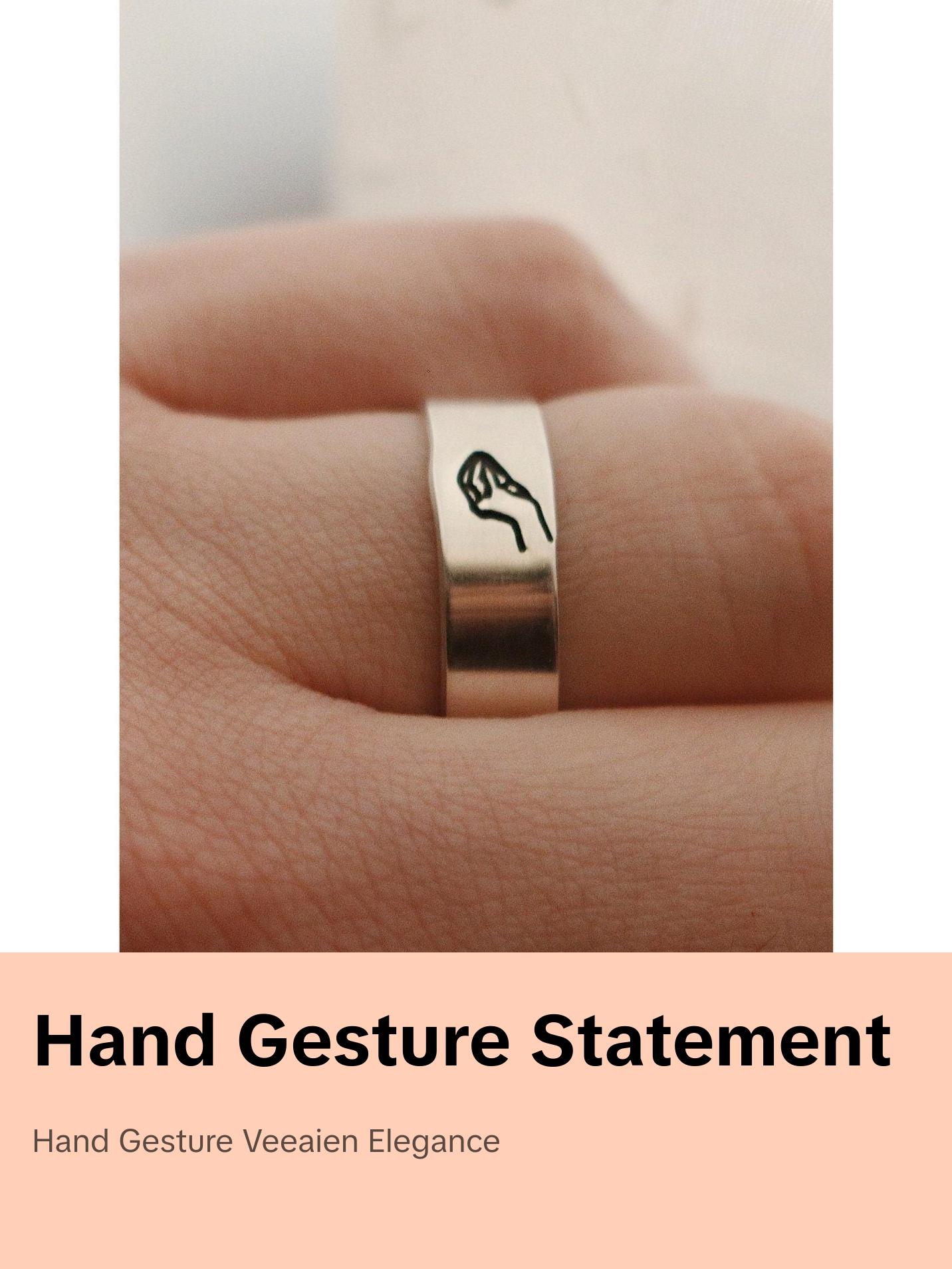 Italian Hand Gesture Ring