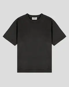 Brooklyn Cloth Originals Heavy Weight Washed Cotton Crewneck, 250 GSM 100% Cotton Relaxed Fit Tee, Washed Finish Everyday Essential,Washed Olive Gray ,Small to Large