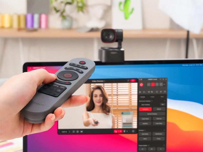 OBSBOT Tiny 2 Lite - Webcam 4K VoiceControl PTZ, Al Tracking Multi-mode & AutoFocus, Web Camera with 1/2" Sensor, GestureControl, 60 FPS, HDR Light Correction, Webcamfor PC, Streaming, Conference wyzewirelesscamera videogames