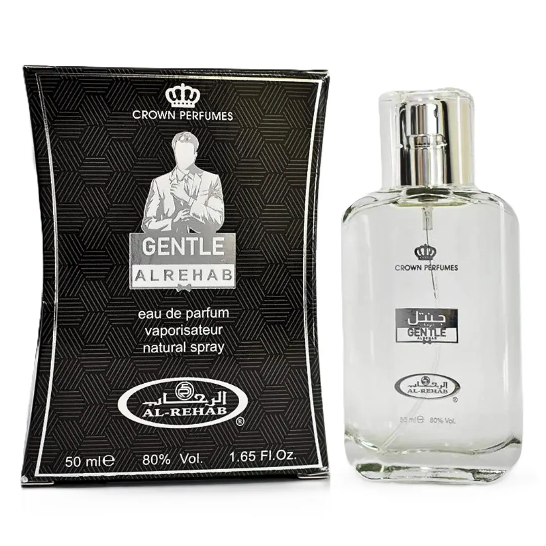 Al Rehab Gentle for Men Eau de Parfum Spray, 1.7 Ounce