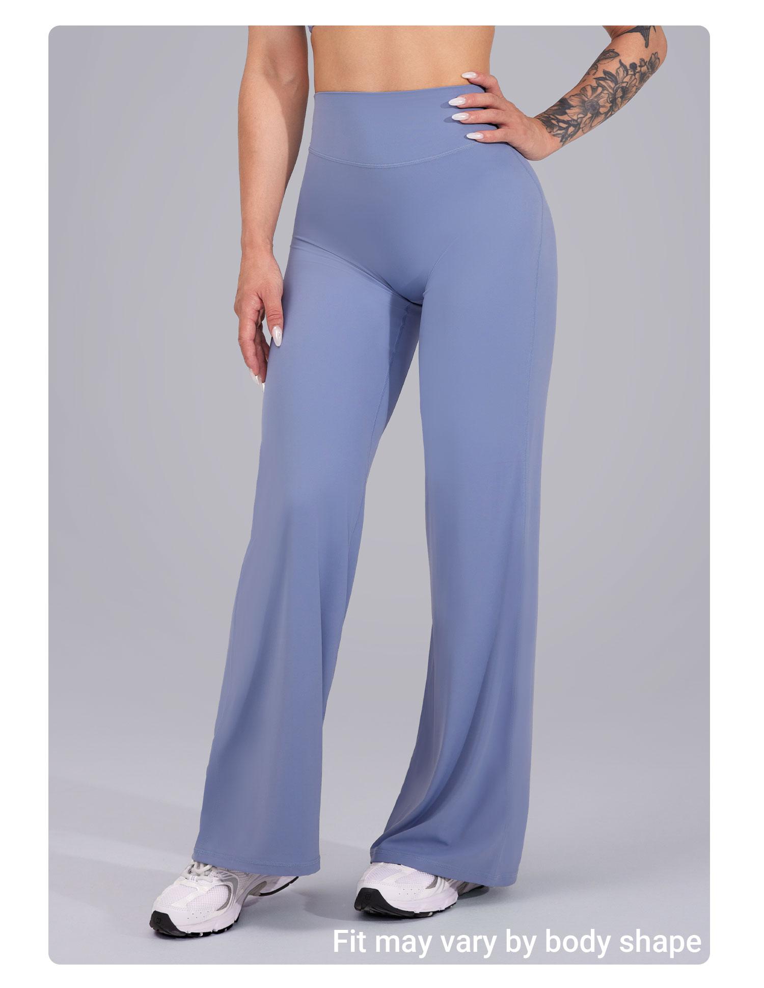 YEOREO High Waist Straight Leg Leggings Women No Front Seam Workout Yoga Pant Seamless Gym Wear flattering Confort Able Pants Activewear Bottoms Sweatpants