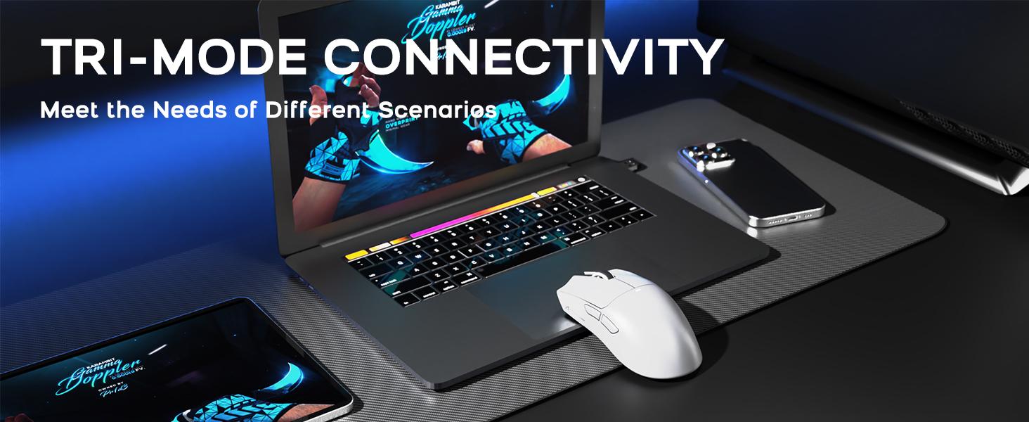 ATTACK SHARK X11SE Lightweight Wireless Gaming Mouse, 59g Tri-Mode BT/2.4G Wireless/Wired Gaming Mouse, PixArt PAW3311 Gaming Sensor, 22000 DPI, Office Mice with Tape for PC/Xbox/Win/Mac (Black) ATTACK SHARK X11SE Lightweight Wireless Gaming Mouse, 59g Tri-Mode BT/2.4G Wireless/Wired Gaming Mouse, PixArt PAW3311 Gaming Sensor, 22000 DPI, Office Mice with Tape for PC/Xbox/Win/Mac (Black)