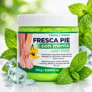 Fresca Pie Mint Foot Cream 250g - Cooling Moisturizing Foot Repair Cream with Mint – Refreshing Foot Care for Dry & Tired Feet