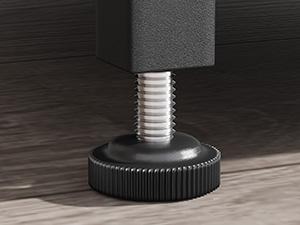 AECOJOY Dog Crate Furniture,Storage Cabinet, 36/42 Inch Wooden & Steel Rustic Brown Kennel for Large & Medium Dogs Escape-Proof Chew-Proof Adjustable Feet End Table