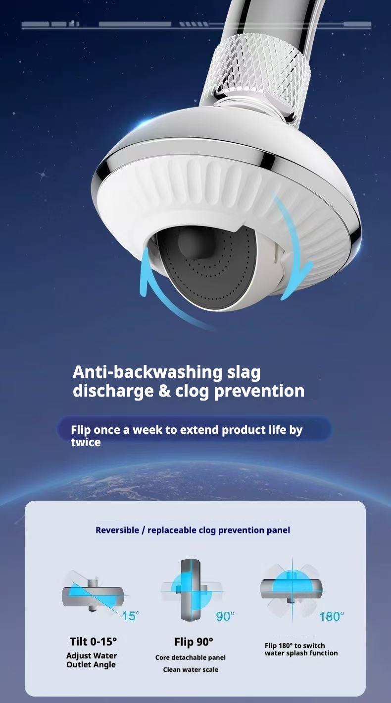 【CleanFlow Studio】Flexible Faucet Extender | 360° Reach & Splash-Proof | High-Pressure Power Rinse | Quick Twist-On Setup | Universal Fit for Sinks